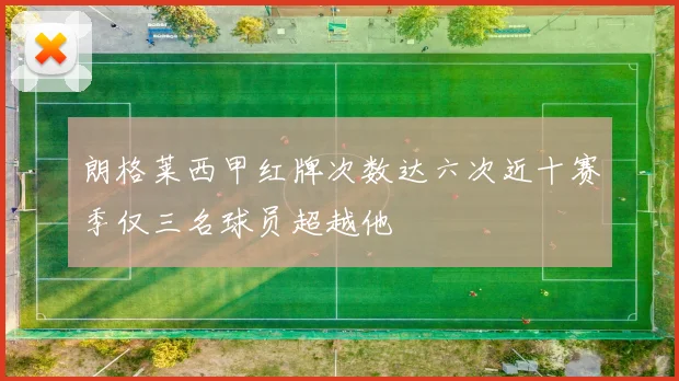 朗格莱西甲红牌次数达六次近十赛季仅三名球员超越他